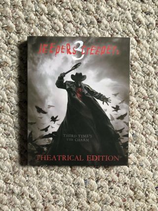 Jeepers Creepers 3 Blu - Ray Disc,  2017 With Rare Slipcover