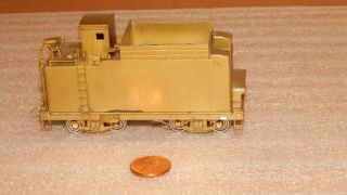 Rare Samhongsa Ho Scale 1:87 Unpainted Brass Tender For Steam Locomotive
