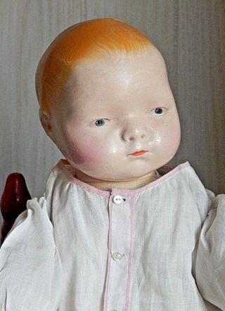 Rare 1925 Effanbee Pat - O - Pat 17 " Composition Baby Doll W/clapping Hand Mechanism