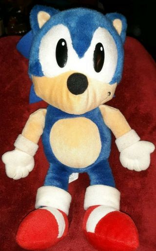 Vtg 1993 Caltoy Sega Sonic The Hedgehog 15 " Plush Stuffed Animal Toy Rare