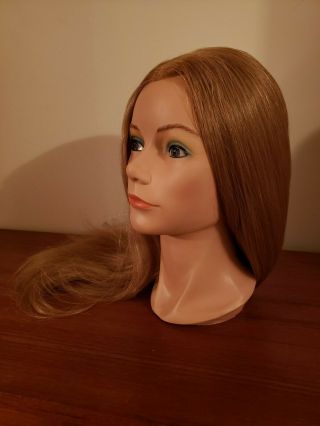 Pivot Point Mannequin Head - Madeline 96MC - 100 Human Hair - 1989 Rare 2