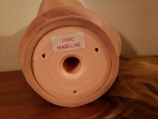 Pivot Point Mannequin Head - Madeline 96MC - 100 Human Hair - 1989 Rare 4