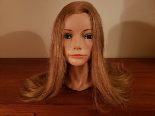 Pivot Point Mannequin Head - Madeline 96MC - 100 Human Hair - 1989 Rare 6