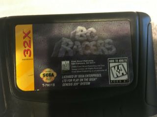 Bc Racers (sega 32x,  1995) Rare Low Rate Cart Only