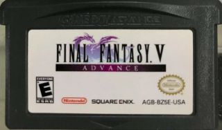 Nintendo Game Boy Advance Final Fantasy V 5 Advance Authentic Rare