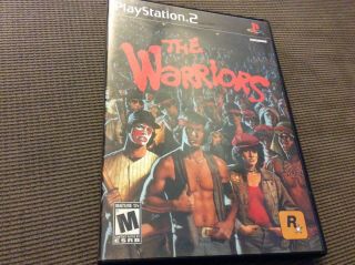 Ps2 Playstation The Warriors Video Game Black Label Complete Rare Find