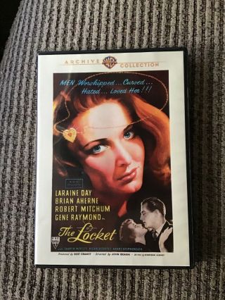 The Locket (dvd) Laraine Day,  Robert Mitchum,  1946 Rare Manufactured On Demand