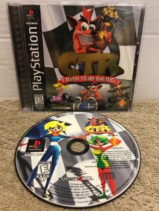 Ctr: Crash Team Racing Complete For The Sony Playstation (ps1) Rare
