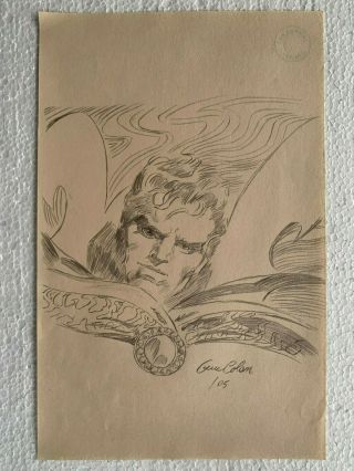 Gene Colan Artwork Pencil Drawings On Paper Signed Very Rare.  Xviii