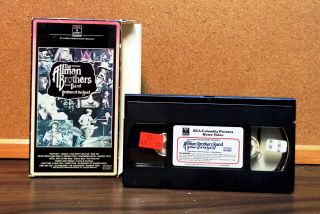 The Allman Brothers Band,  Brothers of the Road (VHS 1982) SIDE LOAD CASE,  RARE 5