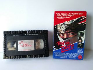 1986 Pray For Death Sho Kosugi Martial - Arts Action Movie Big - Box Vhs Tape Rare