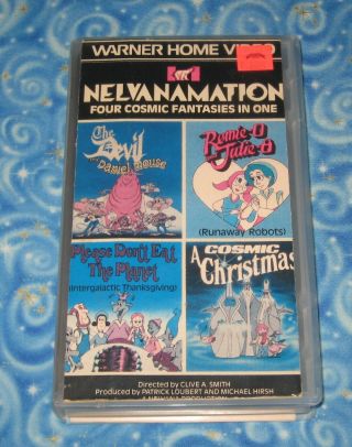 Rare Nelvanamation 4 Cosmic Fantasies In One Vhs Video Tape