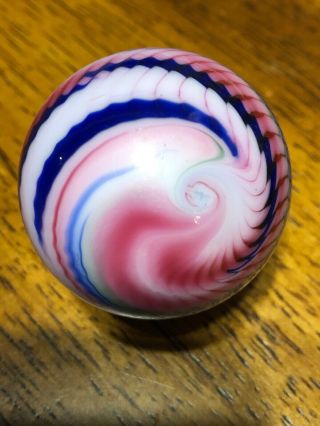 CHARLES GIBSON Contemporary SNAKESKIN Multi colored MARBLE Rare 1.  68 2