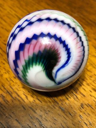 CHARLES GIBSON Contemporary SNAKESKIN Multi colored MARBLE Rare 1.  68 3