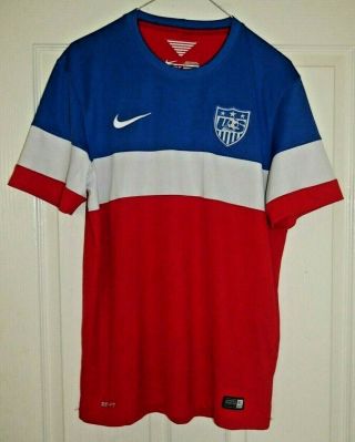 Usa Away Football Shirt 2014 - 15 Mens Medium Rare Soccer E645