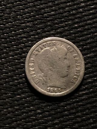 Rare 1895s Silver Barber Dime