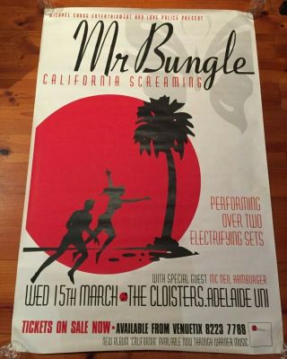 Mr Bungle (mike Patton) Rare Large Aussie/oz Promo Tour Poster