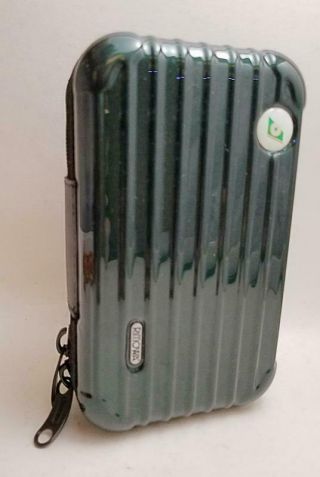 Rimowa Amenity Kit.  Emerald/green - Rare - Eva Air Premium Mini.  Luggage. , .  Harnn
