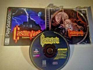 Castlevania Symphony Of The Night - Ps1 Ps2 Release Black Label Rare