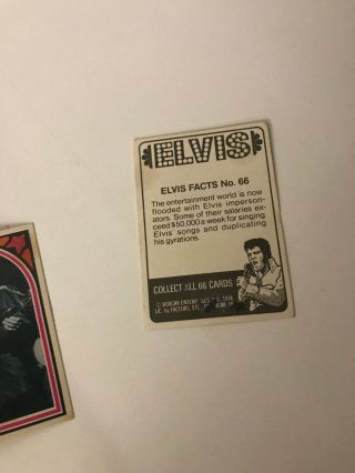 Elvis Presley Boxcar Enterprises 1978 Complete Set Bubble Gum Cards 1 - 66 Rare 2