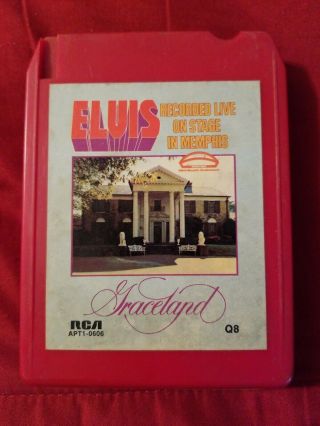 Elvis Presley Recorded Live On Stage In Memphis Quadraphonic 8 - Track Tape Rare