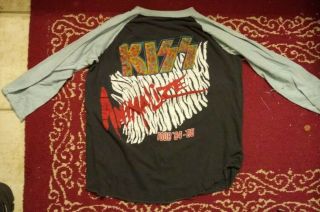 Vintage/rare Kiss Animalized Tour 84 - 85 Shirt
