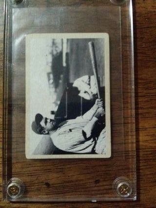 Babe Ruth Baseball Card (rare Blank Back)