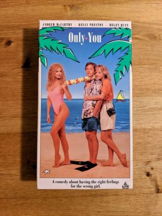 Only You Vhs (vhs 1992) Kelly Preston,  Andrew Mccarthy,  Helen Hunt - Rare Romcom
