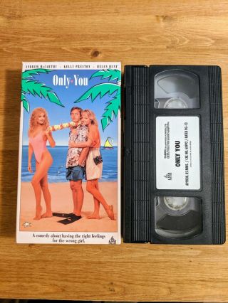 Only You VHS (VHS 1992) Kelly Preston,  Andrew McCarthy,  Helen Hunt - Rare Romcom 3