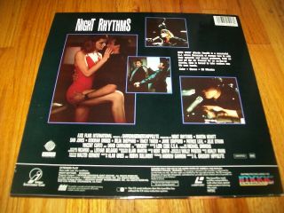 NIGHT RHYTHMS Laserdisc LD UNRATED A.  GREGORY HIPPOLYTE RARE 2