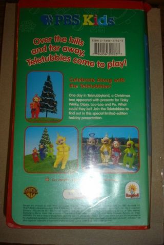 Teletubbies Merry Christmas Teletubbies 2 VHS TAPES - - RARE VINTAGE 2