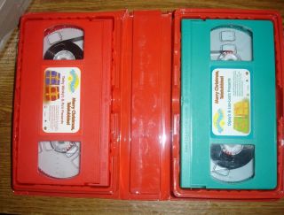 Teletubbies Merry Christmas Teletubbies 2 VHS TAPES - - RARE VINTAGE 3