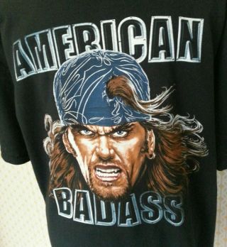 Rare - Vintage WWF (WWE) T shirt,  Undertaker,  Attitude Era,  American Bad Ass 2