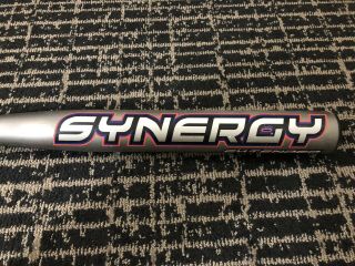 Rare Easton Synergy Extended Cnt Scx8 34 28 Slow Pitch Softball Bat Great Cond