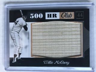 Willie Mccovey 2019 Leather & Lumber 500 Hr Club Jumbo Bat Relic - Rare