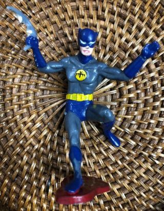 Rare Vintage Wilton Chicago Batman Action Figure Cake Topper Hong Kong