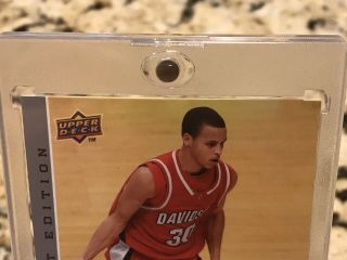 RARE ‼️2008 - 09 UD FIRST EDITION STEPHEN CURRY STAR ROOKIE Good Detailed Photo’s 3