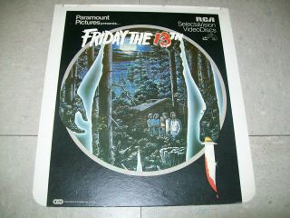Friday The 13th Ced Videodisc Rare