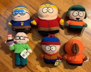 Rare South Park Kyle,  Stan,  Kenny Plush Toy Doll Figure By Fun 4 All
