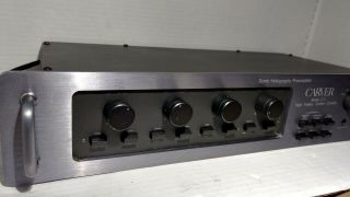 RARE Vintage Carver Model C - 1 Sonic Holography Preamplifier For Repair 2