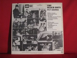 The Beach Boys Pet Sounds MONO Black Label Capitol LP Record - RARE SEE 2