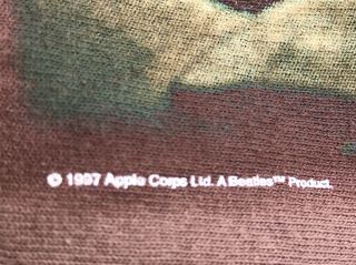Vtg The Beatles Shirt RUBBER SOUL 1997 APPLE RECORDS SIZE XL Rare Wow 3