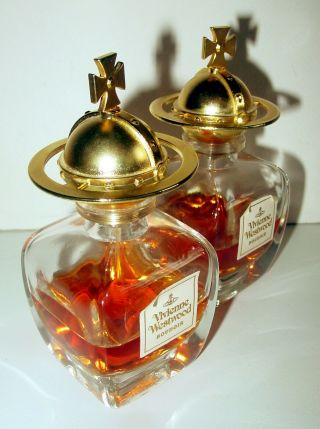 (2) Auth Vivienne Westwood Boudoir Edp Spray Bottles For Women - 50 Ml - France - Rare
