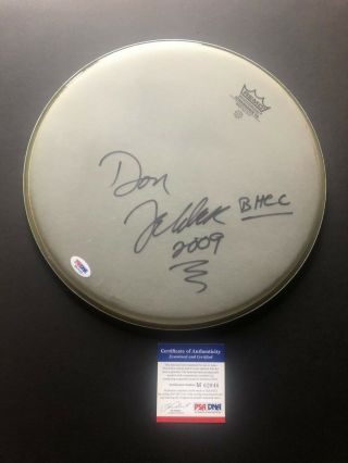 Don Felder Rare Signed Autographed Remo Drumhead Drum Head Eagles Psa/dna