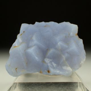 Blue Quartz - Chalcedony Pseudomorph After Fluorite Rare Trestia,  Romania