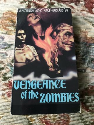 Vengeance Of The Zombies Vhs Rare Horror All Seasons Entertainment