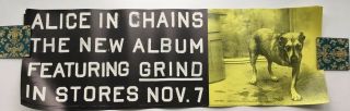 Rare Alice In Chains Poster “the Album Featuring The Grind” Columbia 1995