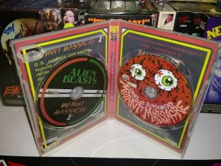 Alien Beasts & Mutant Massacre 2 OOP DVD Massacre Video Like RARE LMT 500 3