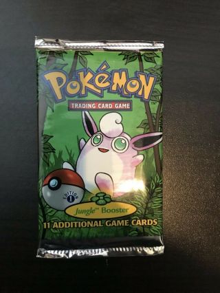 Wotc Pokémon Jungle First Edition Booster Pack Rare