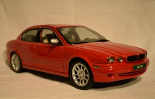 1:18 Maisto Jaguar X - Type 3.  0 Sedan - Rare Red Color - Customized/modified